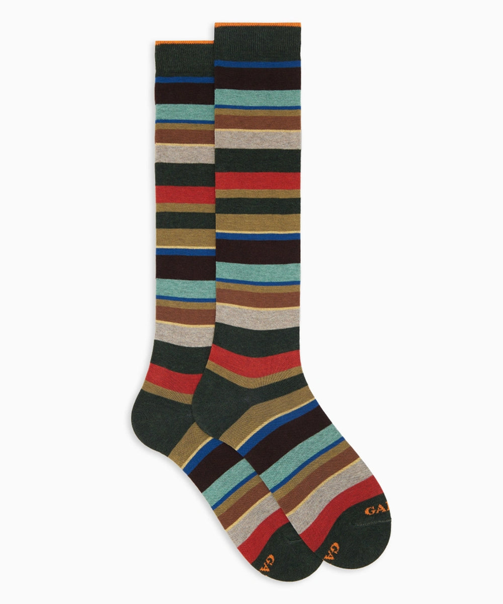Calze lunghe righe GALLO Uomo - Multicolore