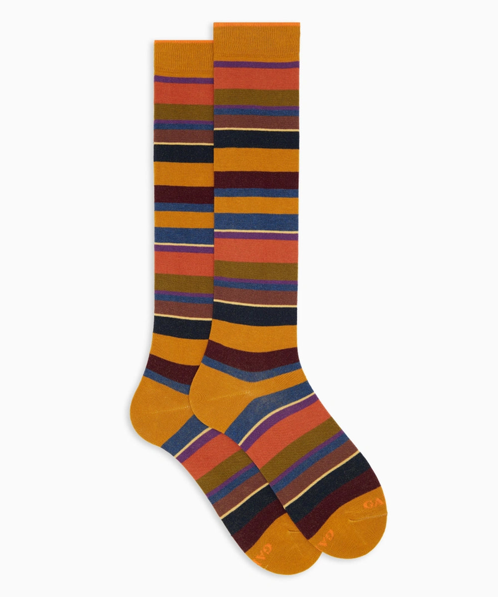 Calze lunghe righe GALLO Uomo - Multicolore