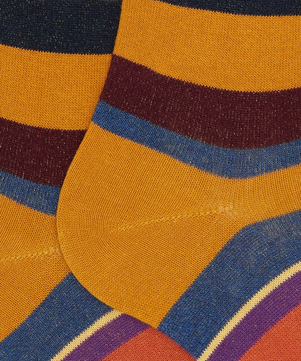 Calze lunghe righe GALLO Uomo - Multicolore