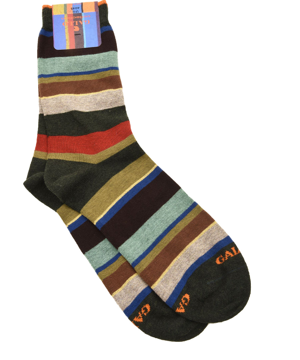 Calze corte righe Multi GALLO Uomo - Multicolore
