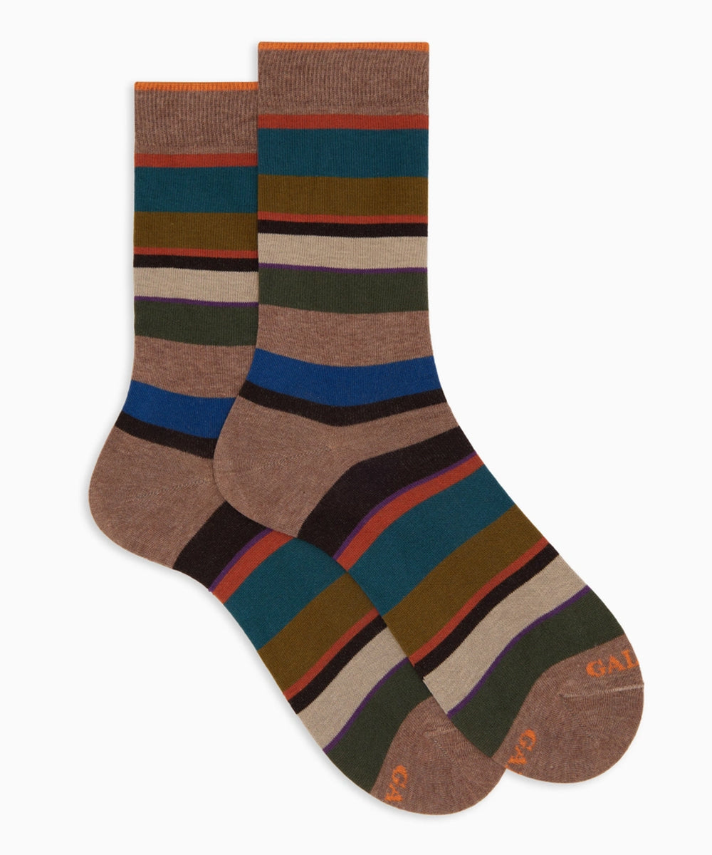 Calze corte righe GALLO Uomo - Multicolore