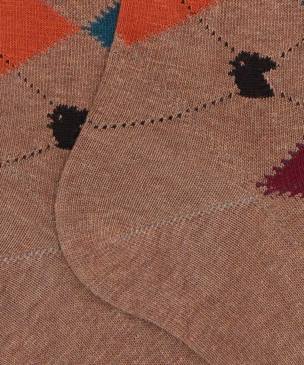 Calze lunghe fantasia intarsiato GALLO Uomo - Multicolor