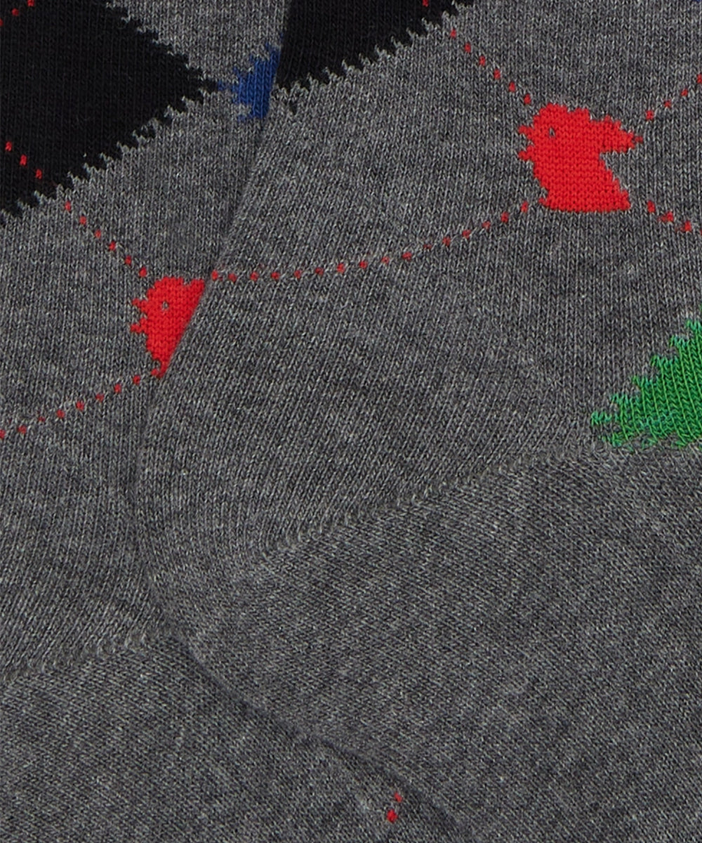 Calze lunghe fantasia intarsiato GALLO Uomo - Multicolore