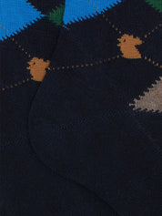 Calze lunghe fantasia intarsiato GALLO Uomo - Multicolore