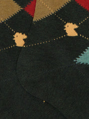 Calze lunghe fantasia intarsiato GALLO Uomo - Multicolore