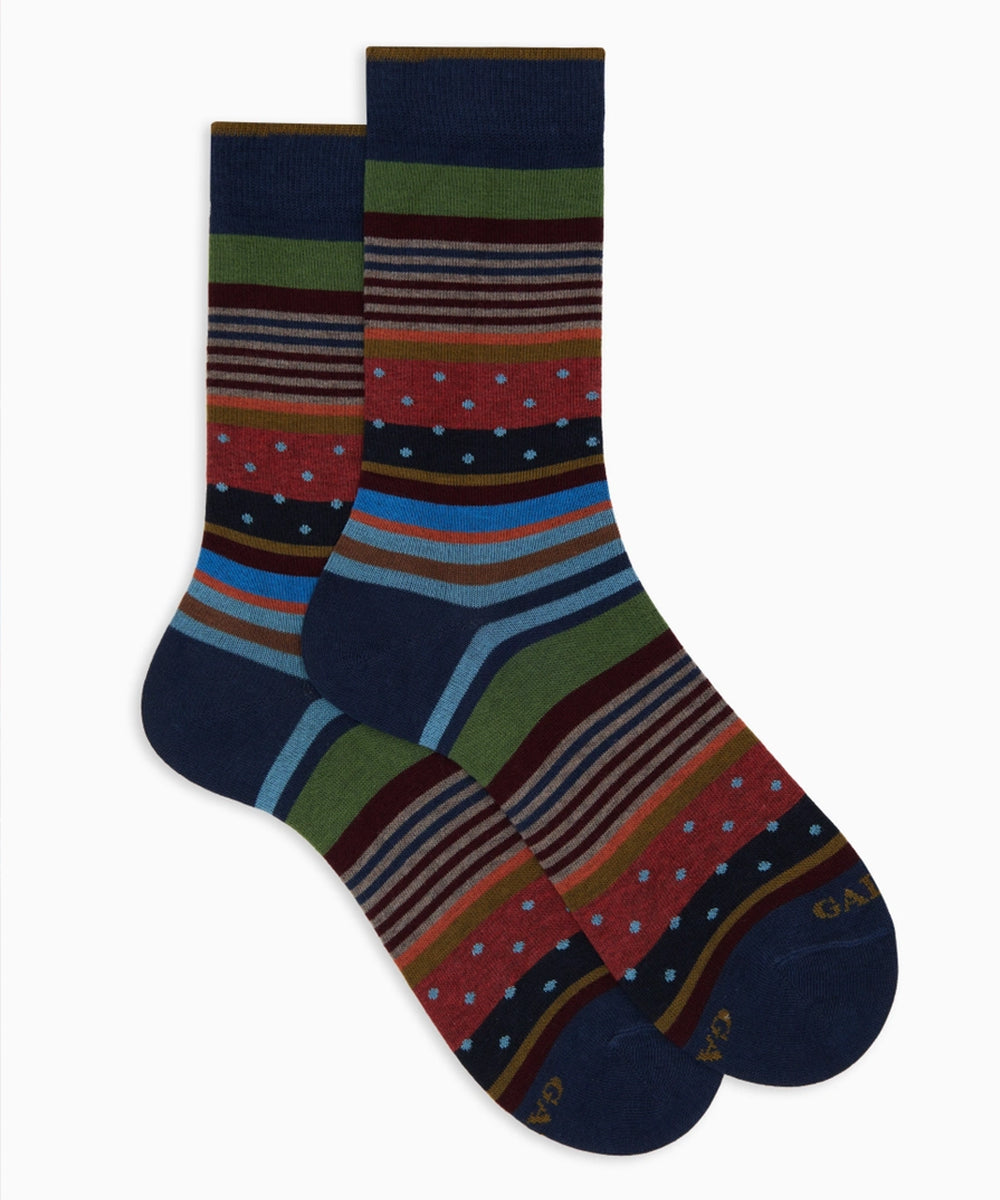 Calze corte fantasia mix GALLO Uomo - Multicolore