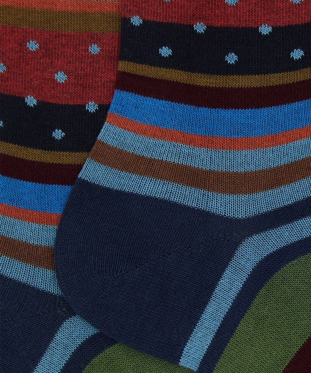 Calze corte fantasia mix GALLO Uomo - Multicolore