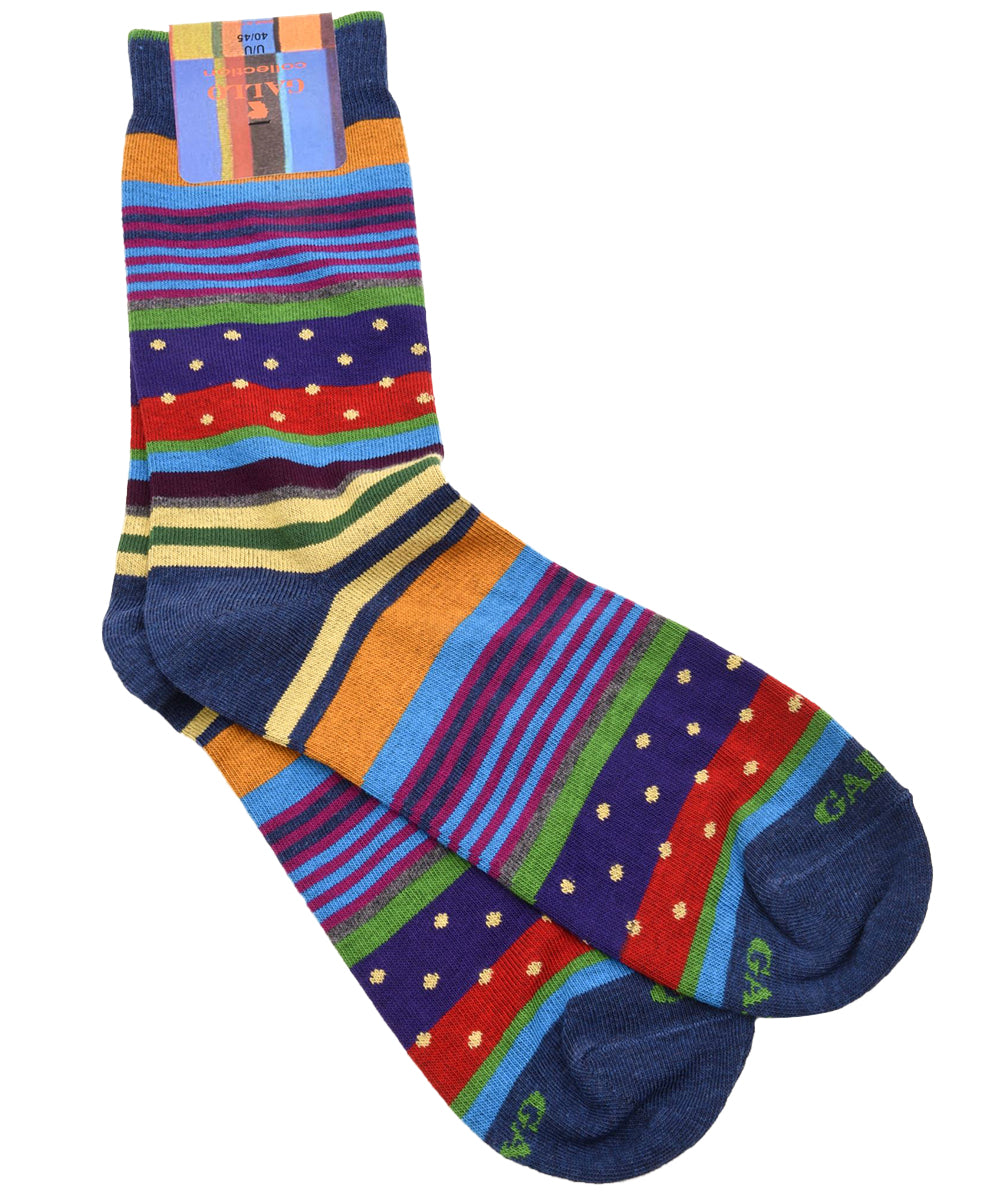 Calze corte fantasia mix GALLO Uomo - Multicolore