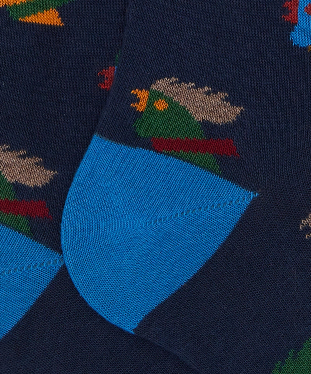 Calze lunghe fantasia galli GALLO Uomo - Multicolore