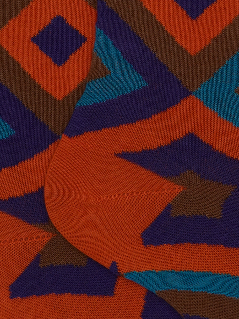 Calze lunghe fantasia rombi GALLO Uomo - Beige