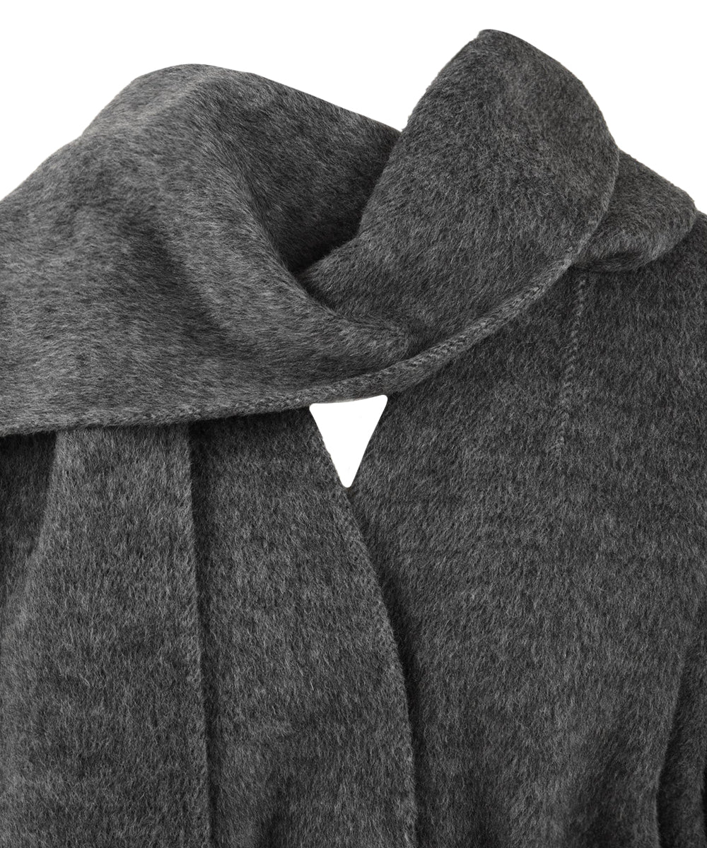 Cappotto Pamir con sciarpa GLOX Donna - Grigio