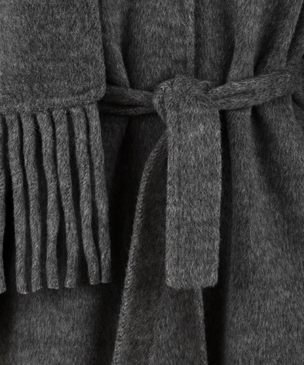 Cappotto Pamir con sciarpa GLOX Donna - Grigio