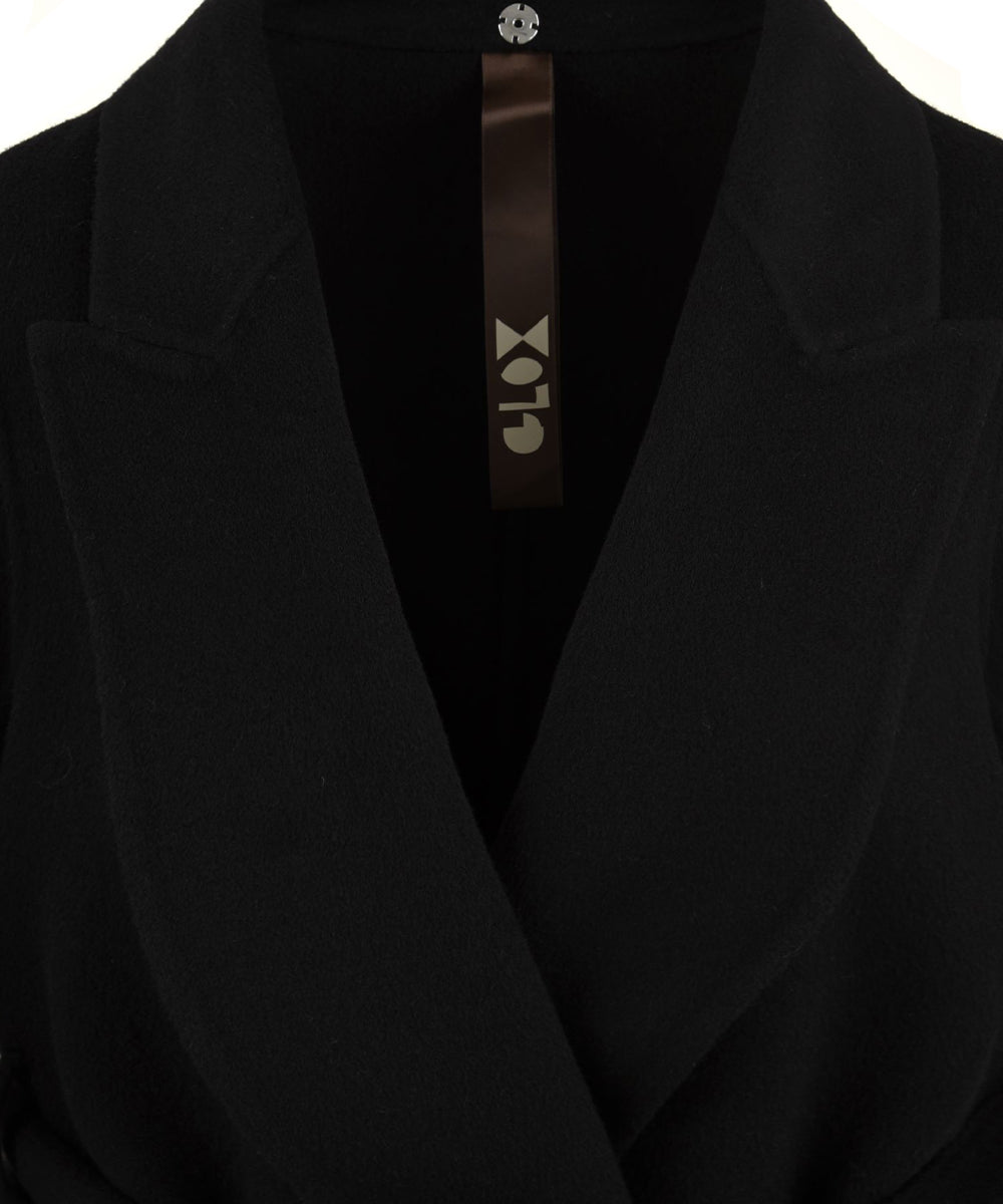 Cappotto Cashmere GLOX Donna - Nero