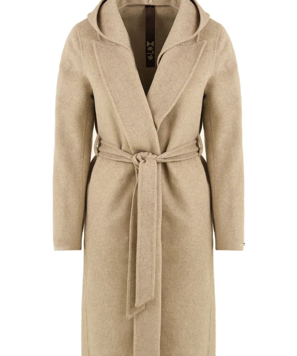 Cappotto Cashmere GLOX Donna - Beige