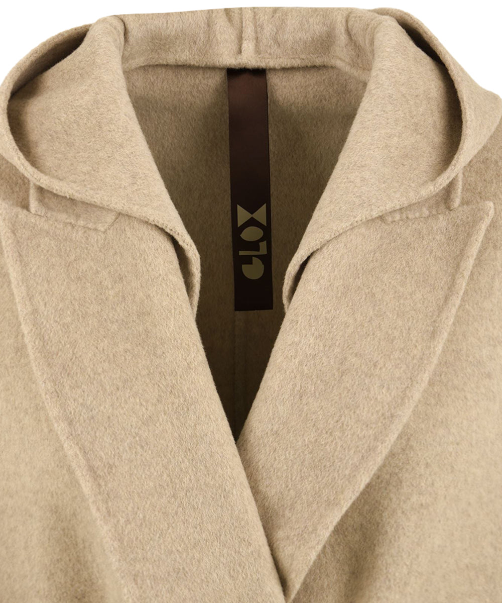 Cappotto Cashmere GLOX Donna - Beige