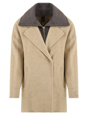 Cappotto Cashmere con gilet removibile GLOX Donna - Beige