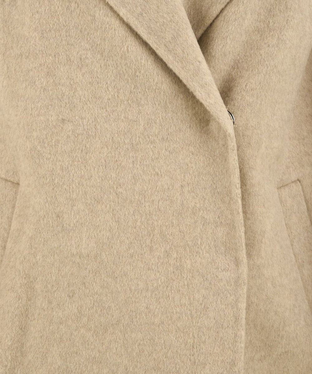 Cappotto Cashmere con gilet removibile GLOX Donna - Beige