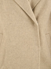 Cappotto Cashmere con gilet removibile GLOX Donna - Beige
