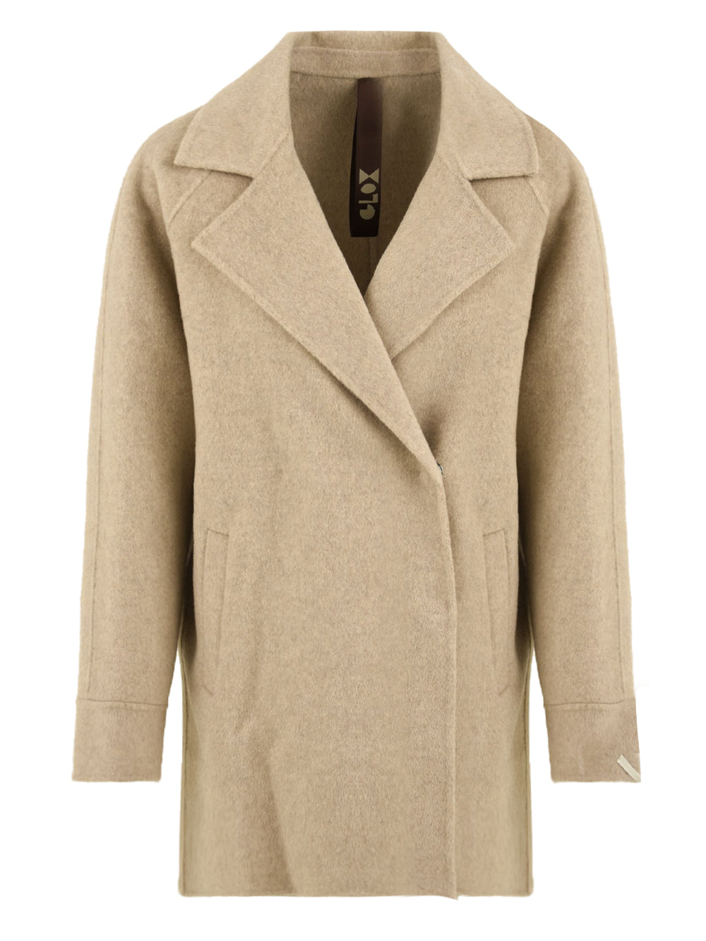 Cappotto Cashmere con gilet removibile GLOX Donna - Beige