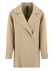 Cappotto Cashmere con gilet removibile GLOX Donna - Beige