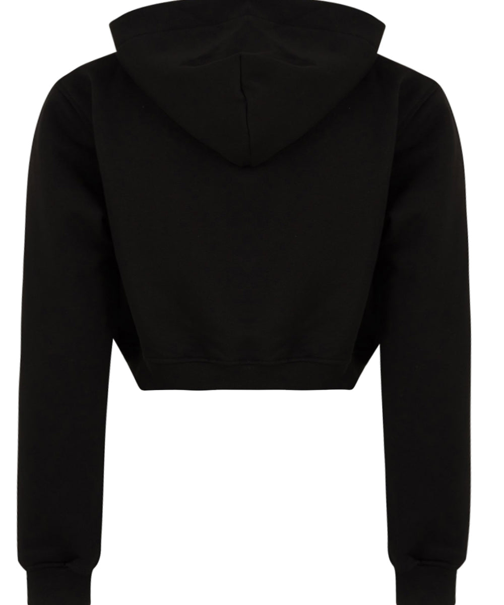 Felpa corta con cappuccio HINNOMINATE Donna - Nero