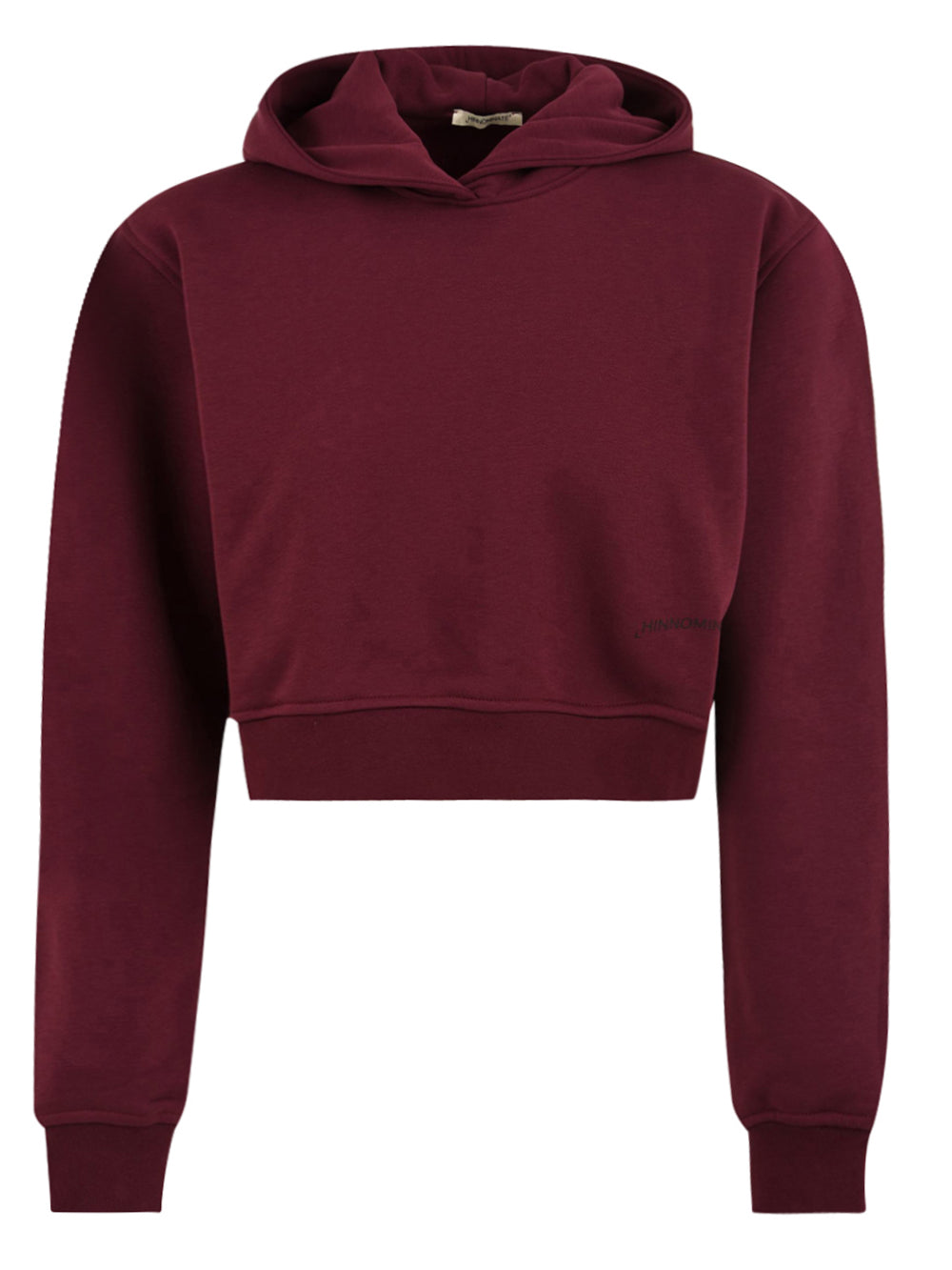 Felpa corta con cappuccio HINNOMINATE Donna - Rosso