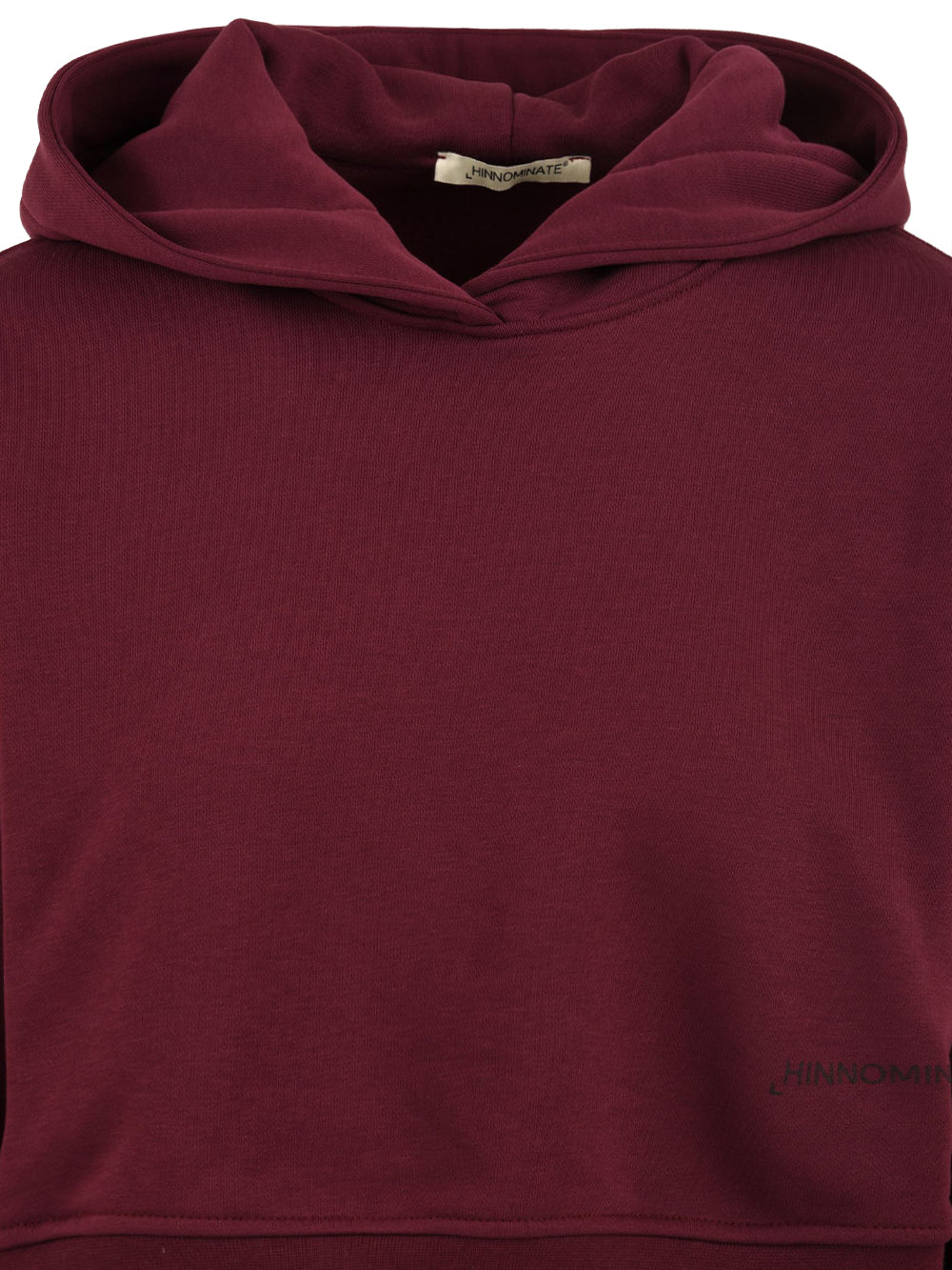 Felpa corta con cappuccio HINNOMINATE Donna - Rosso