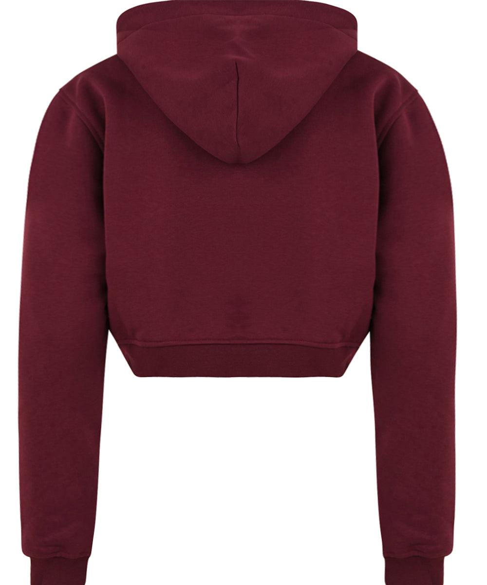 Felpa corta con cappuccio HINNOMINATE Donna - Rosso