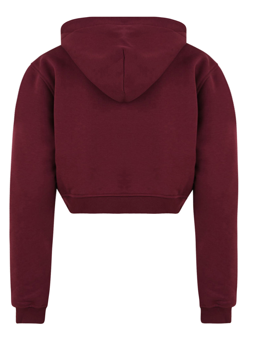 Felpa corta con cappuccio HINNOMINATE Donna - Rosso