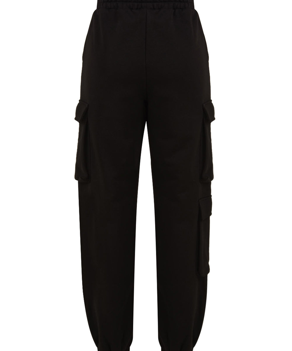 Pantalone con elastico e tasconi laterali HINNOMINATE Donna - Nero