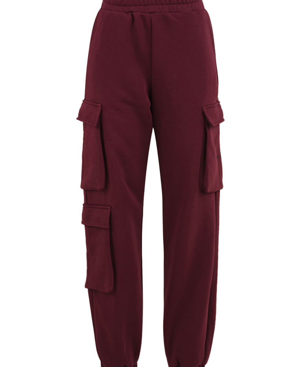Pantalone con elastico e tasconi laterali HINNOMINATE Donna - Rosso