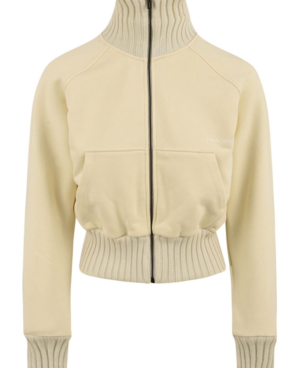 Felpa collo alto full zip HINNOMINATE Donna - Bianco