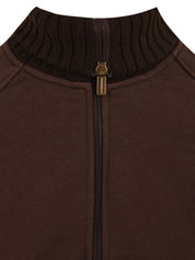 Felpa collo alto full zip HINNOMINATE Donna - Marrone