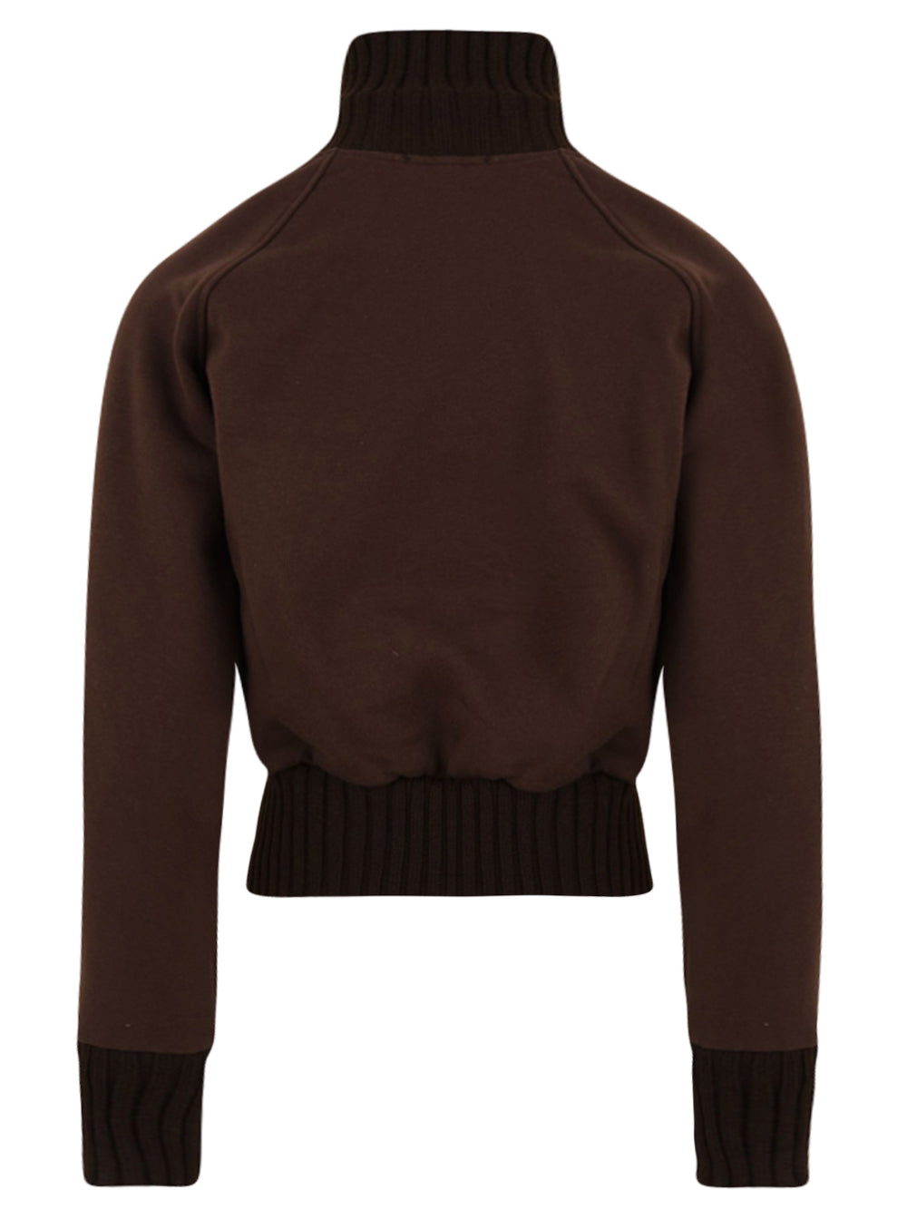 Felpa collo alto full zip HINNOMINATE Donna - Marrone