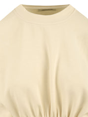 Felpa crop Viscosa HINNOMINATE Donna - Bianco