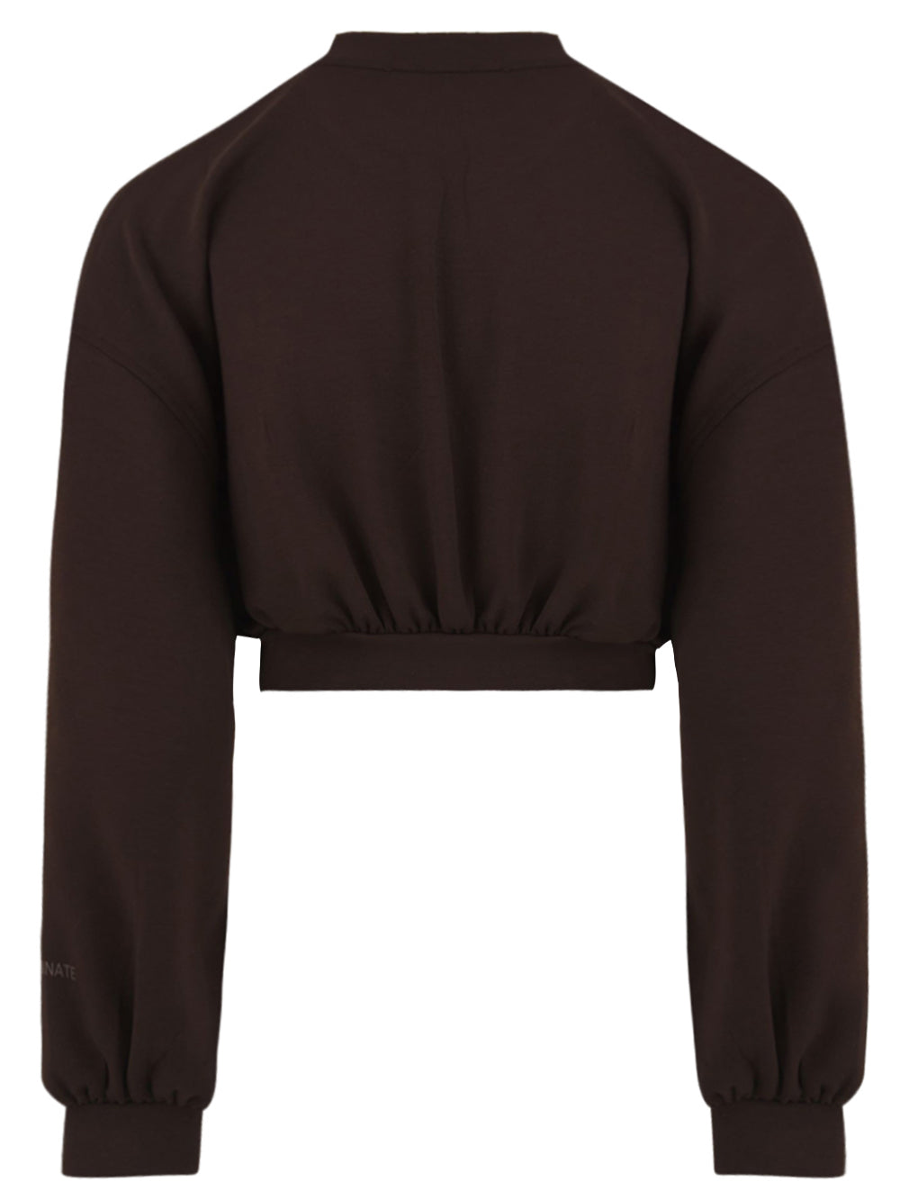 Felpa crop Viscosa HINNOMINATE Donna - Marrone