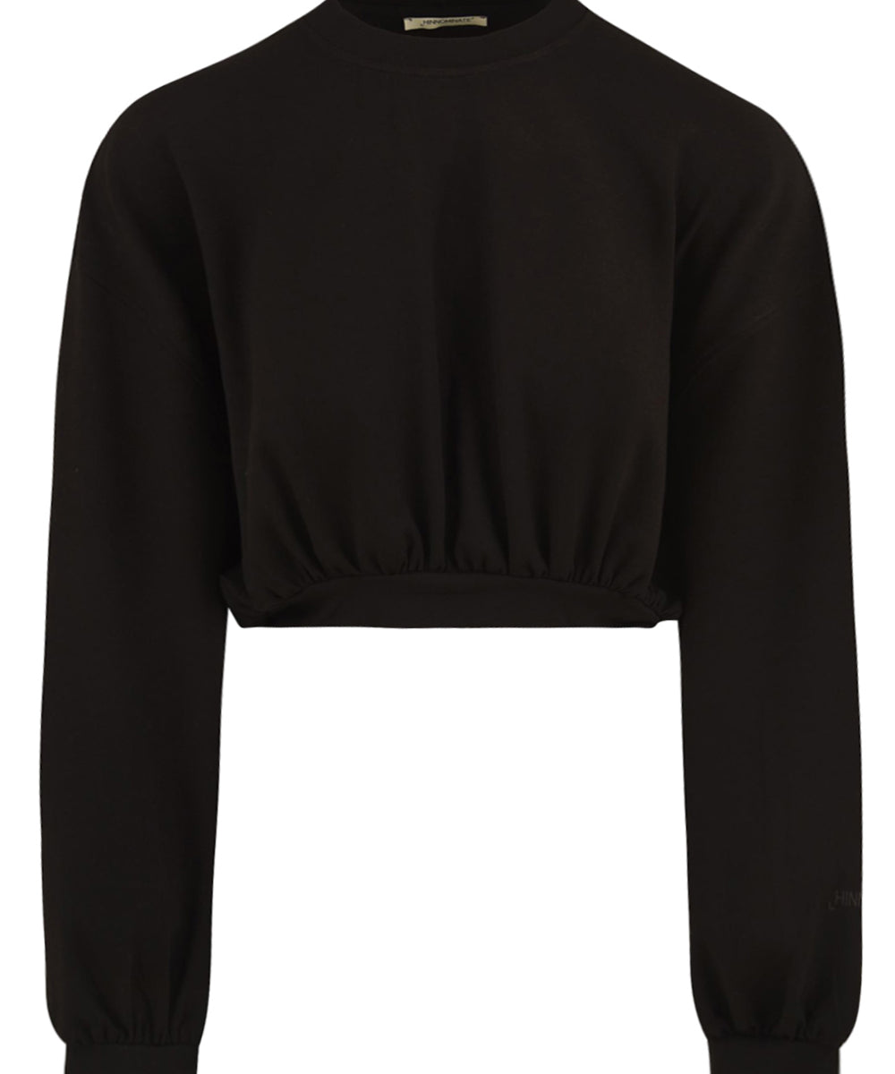 Felpa crop Viscosa HINNOMINATE Donna - Nero