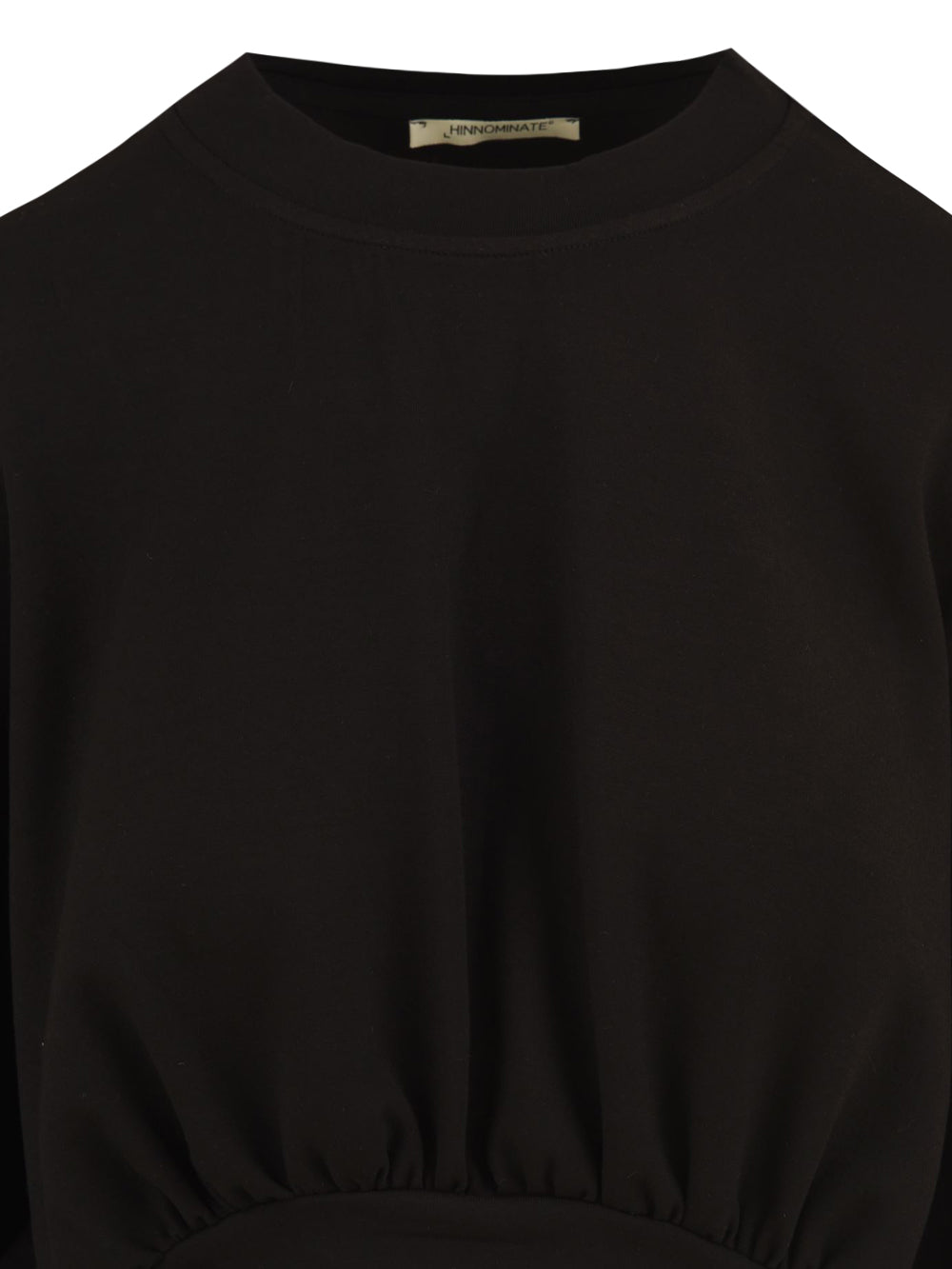 Felpa crop Viscosa HINNOMINATE Donna - Nero