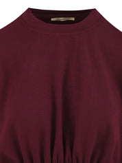 Felpa crop Viscosa HINNOMINATE Donna - Rosso