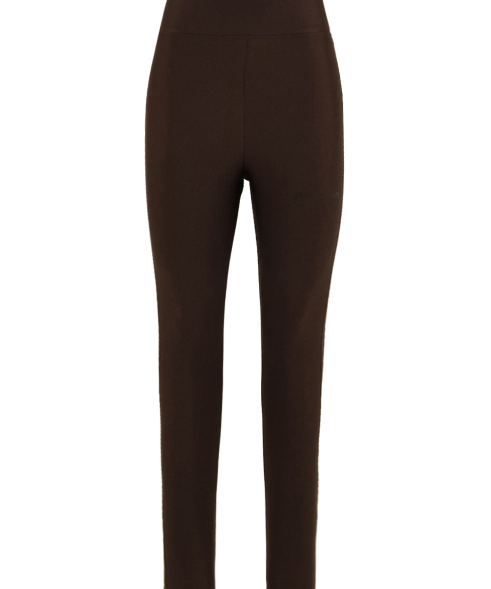 Leggings vita alta in Lycra Lucida HINNOMINATE Donna - Marrone