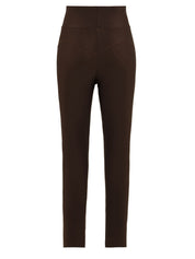 Leggings vita alta in Lycra Lucida HINNOMINATE Donna - Marrone