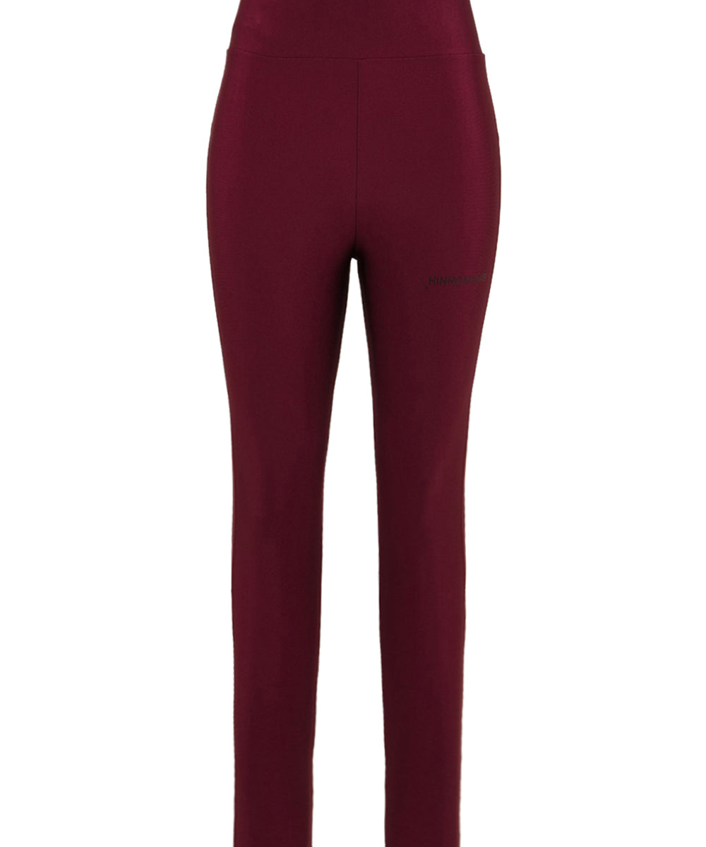 Leggings vita alta in Lycra Lucida HINNOMINATE Donna - Rosso