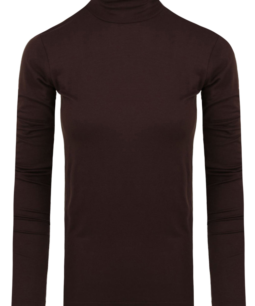 Maglia Dolcevita in Viscosa HINNOMINATE Donna - Marrone