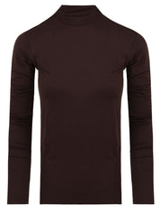 Maglia Dolcevita in Viscosa HINNOMINATE Donna - Marrone