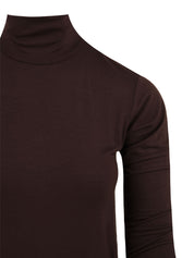 Maglia Dolcevita in Viscosa HINNOMINATE Donna - Marrone