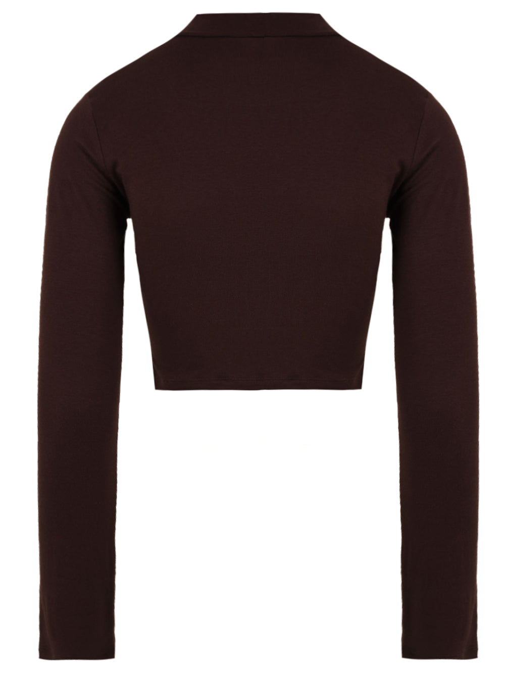 Top crop dolcevita in viscosa HINNOMINATE Donna - Marrone