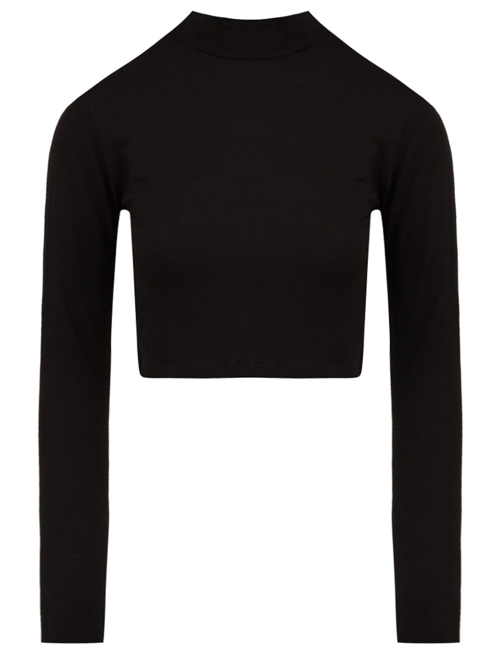 Crop Top Dolcevita in Viscosa HINNOMINATE Donna - Nero