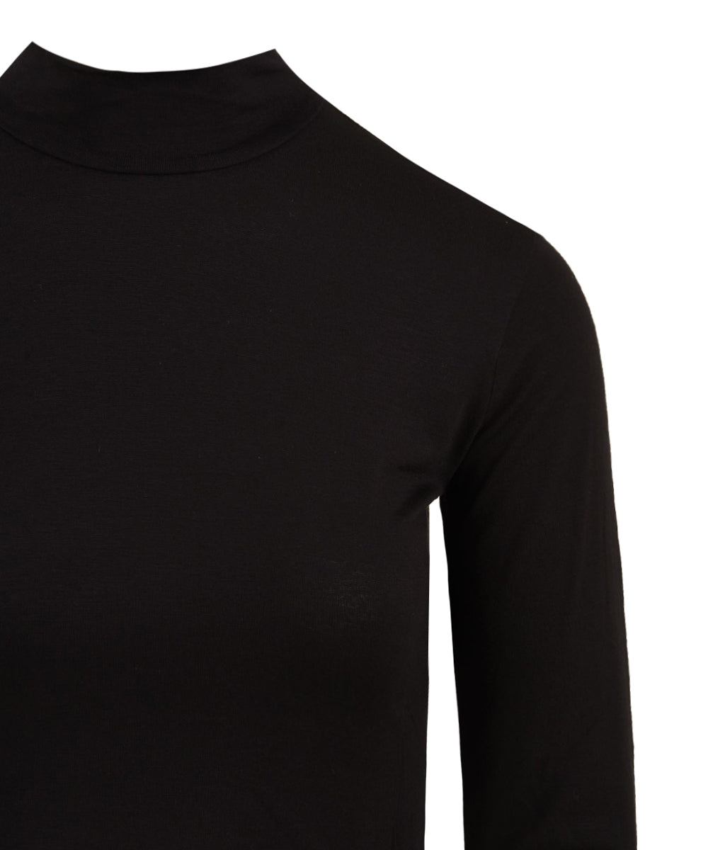 Crop Top Dolcevita in Viscosa HINNOMINATE Donna - Nero