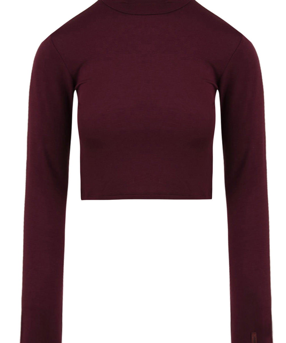 Crop Top Dolcevita in Viscosa HINNOMINATE Donna - Rosso