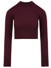 Crop Top Dolcevita in Viscosa HINNOMINATE Donna - Rosso